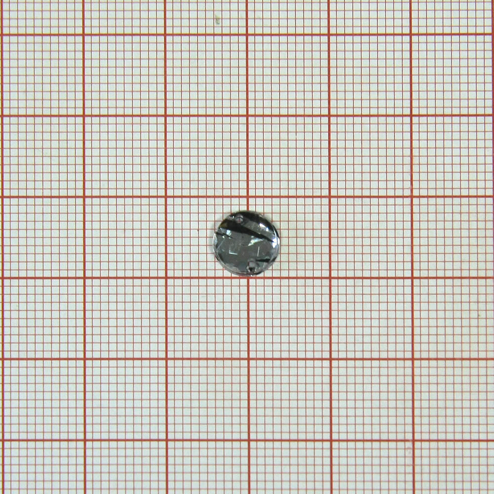 Стразы Т приш. круг 8мм тигровый белый №1 /1т.шт./ . Стразы пришивные