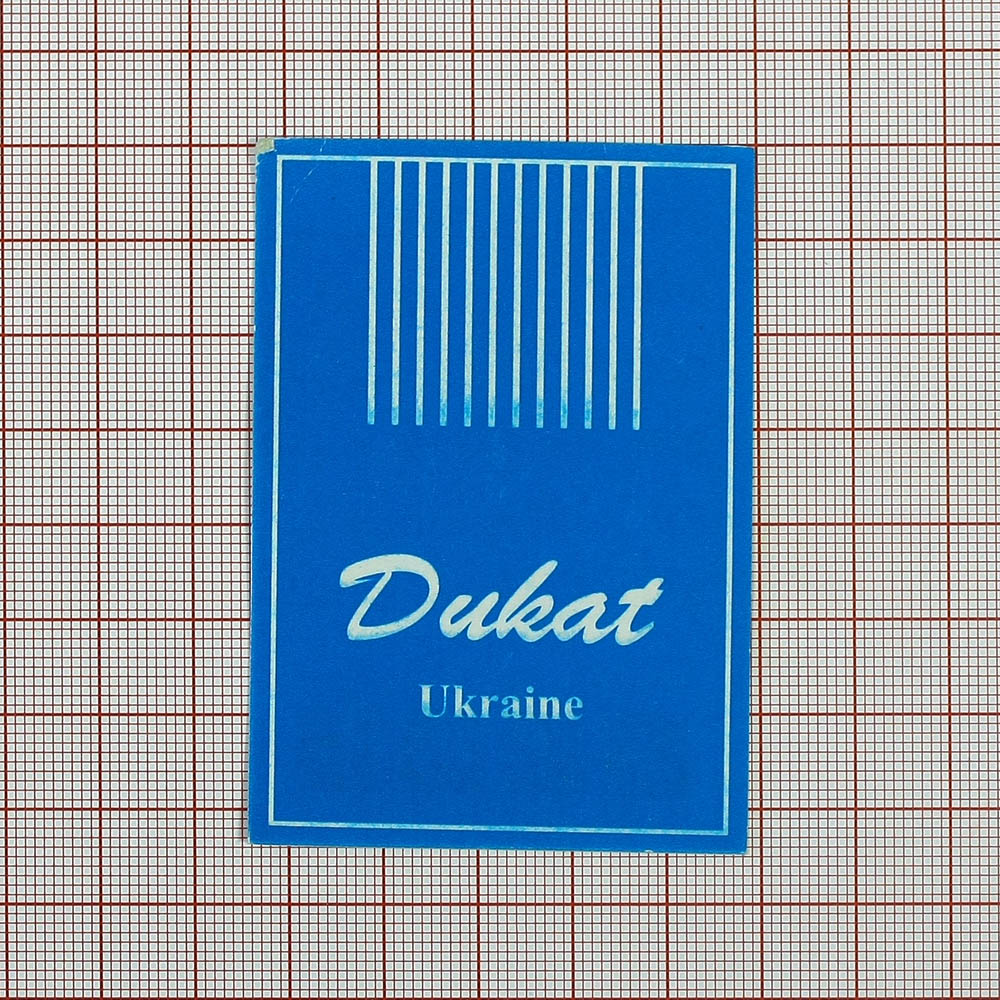 Этикетка бумажная Dukat дешевая синий. Этикетка бумага
