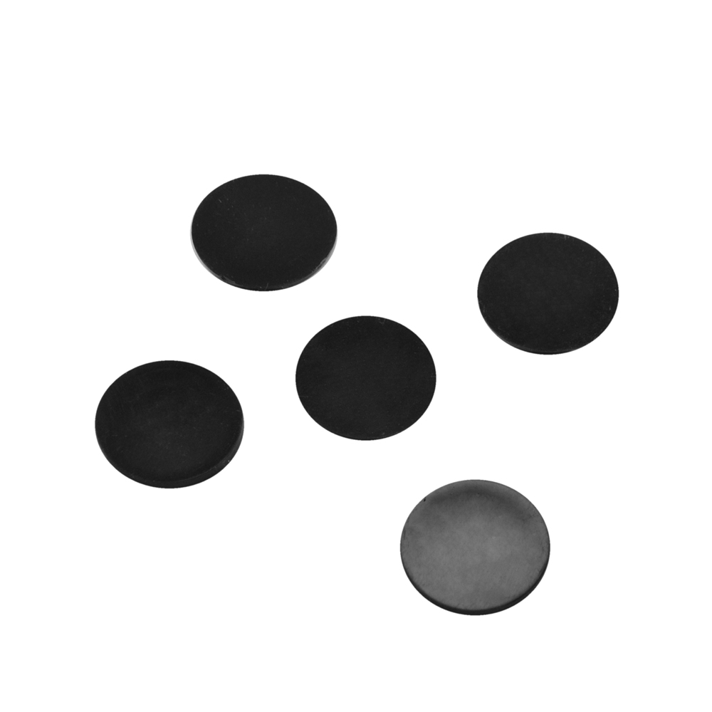 Стразы стеклянные на клей круг (28мм) черные, 1тыс.шт. Стразы на клей