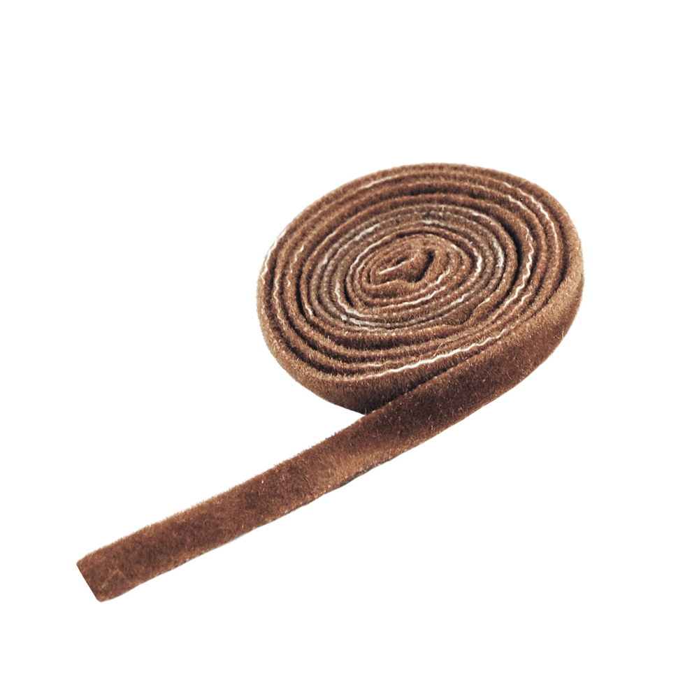 Тесьма нубук № 5/6, бежевая. Тесьма Нубук