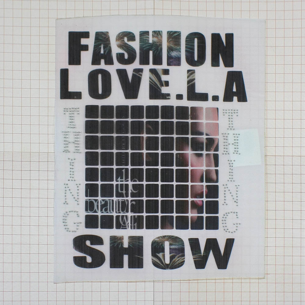 Термоаппликация Fashion Love L.A., шт. Термоаппликации Накатанный рисунок