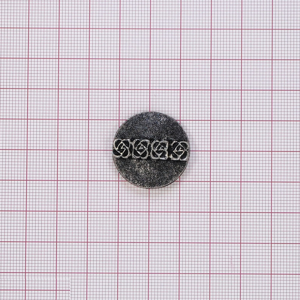 Пуговица TR-23-36 BN 22мм. Пуговица металлизированная