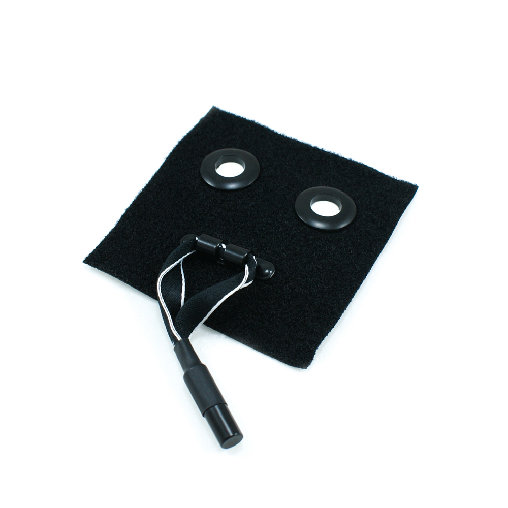 Лейба войлок и металл 2 блочки со шнурком 8*8 см, черный, белый, шт. Лейба Войлок, Ворс