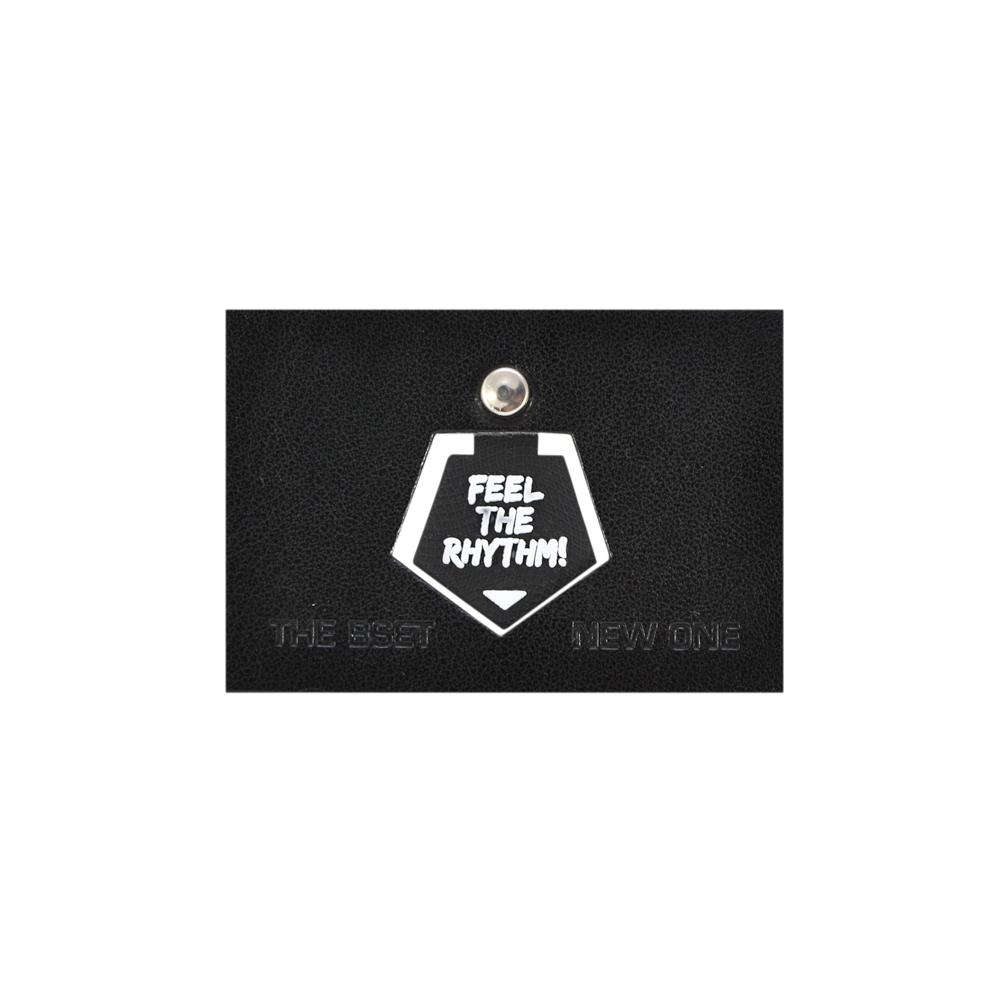 Лейба резиновая с хольнитенами FEEL THE RHYTHM, 6,5*4.5см, черный, белый, шт. Лейба Резина