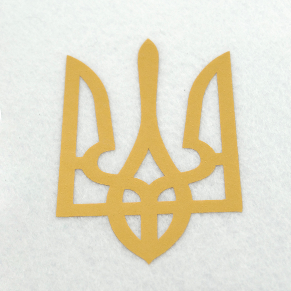 Аппликация, Герб, 3,9*6,5см, плоттер, плёнка 53348, шт. Термоаппликация плоттер/лазер