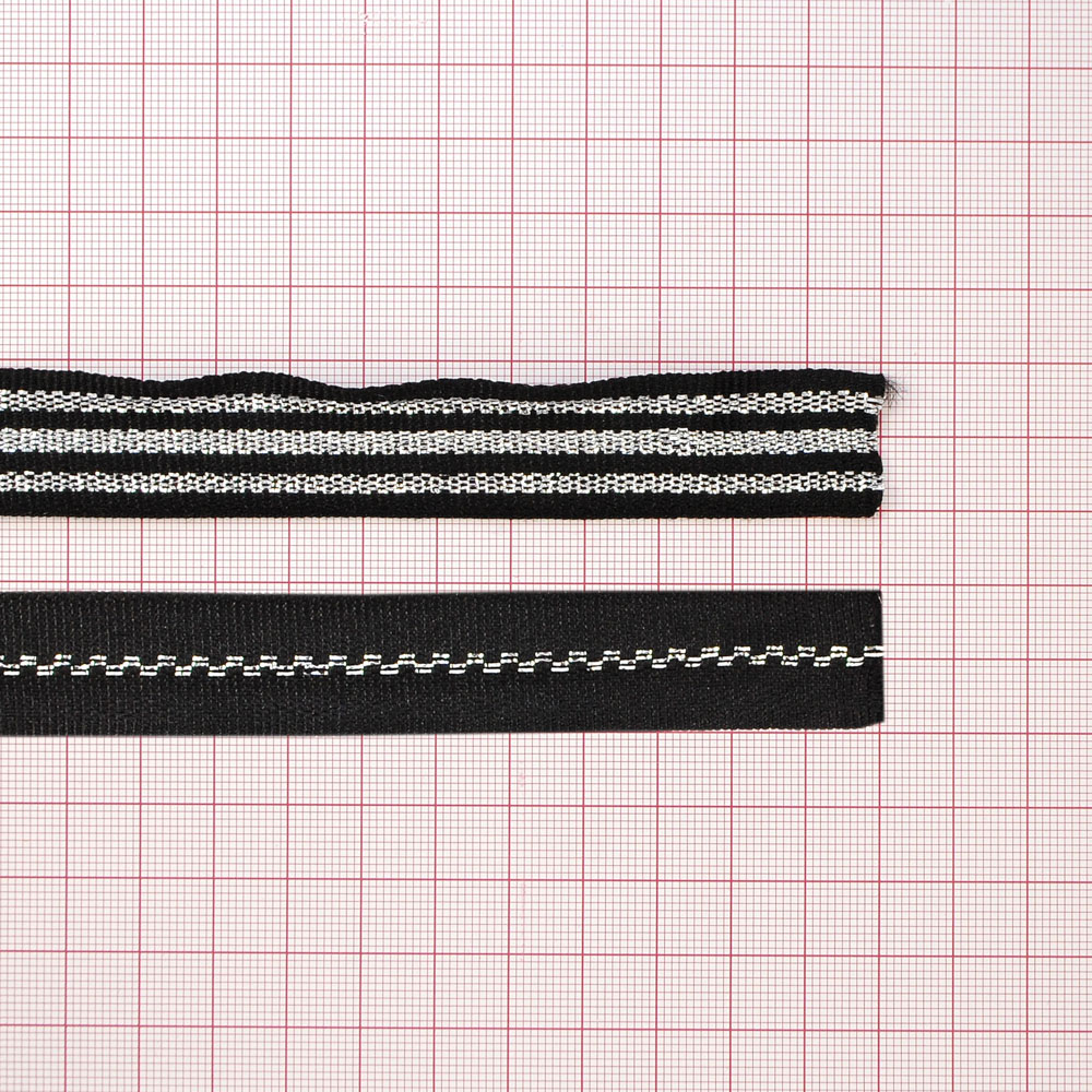 Экистрафор черный 50м. Тесьма Разное