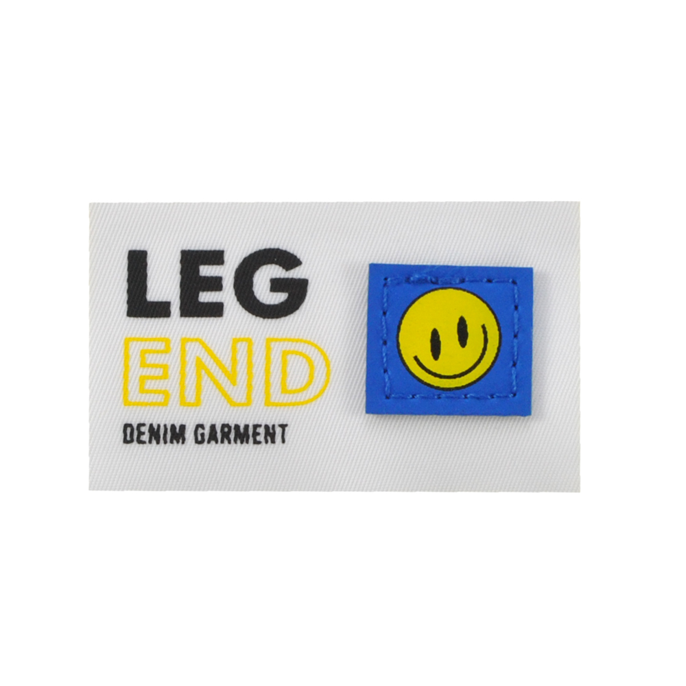 Лейба ткань LEGEND, 4*6,5см, черный, белый, желтый, синий, шт. Лейба Ткань