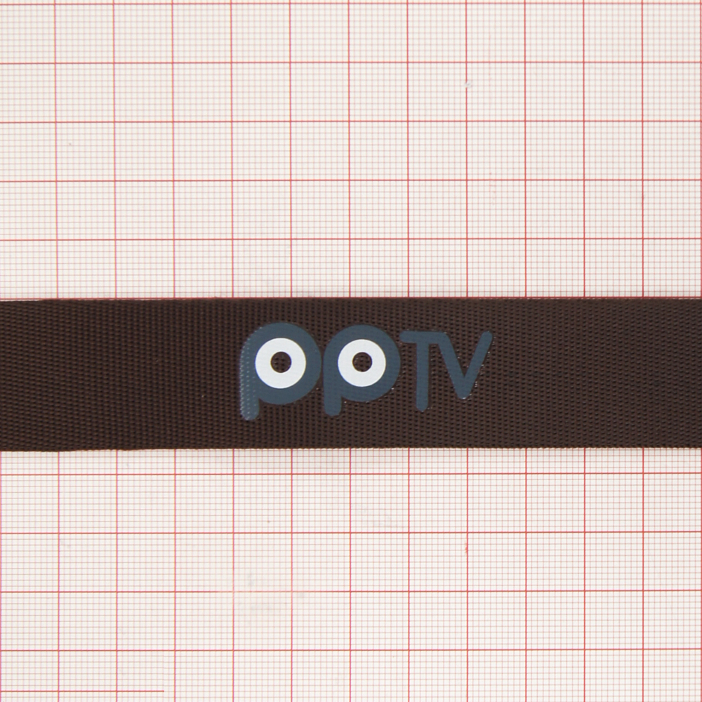 Тесьма DZ-610 PPTV 2,5см коричневая ярд. Тесьма