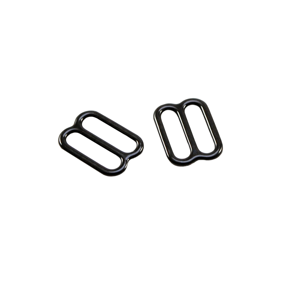 Перетяжка бельевая металл А811 черная 11,3*7,2мм (внутр), 15,2*11мм (внешн.), 1т.шт, уп. Перетяжка бельевая