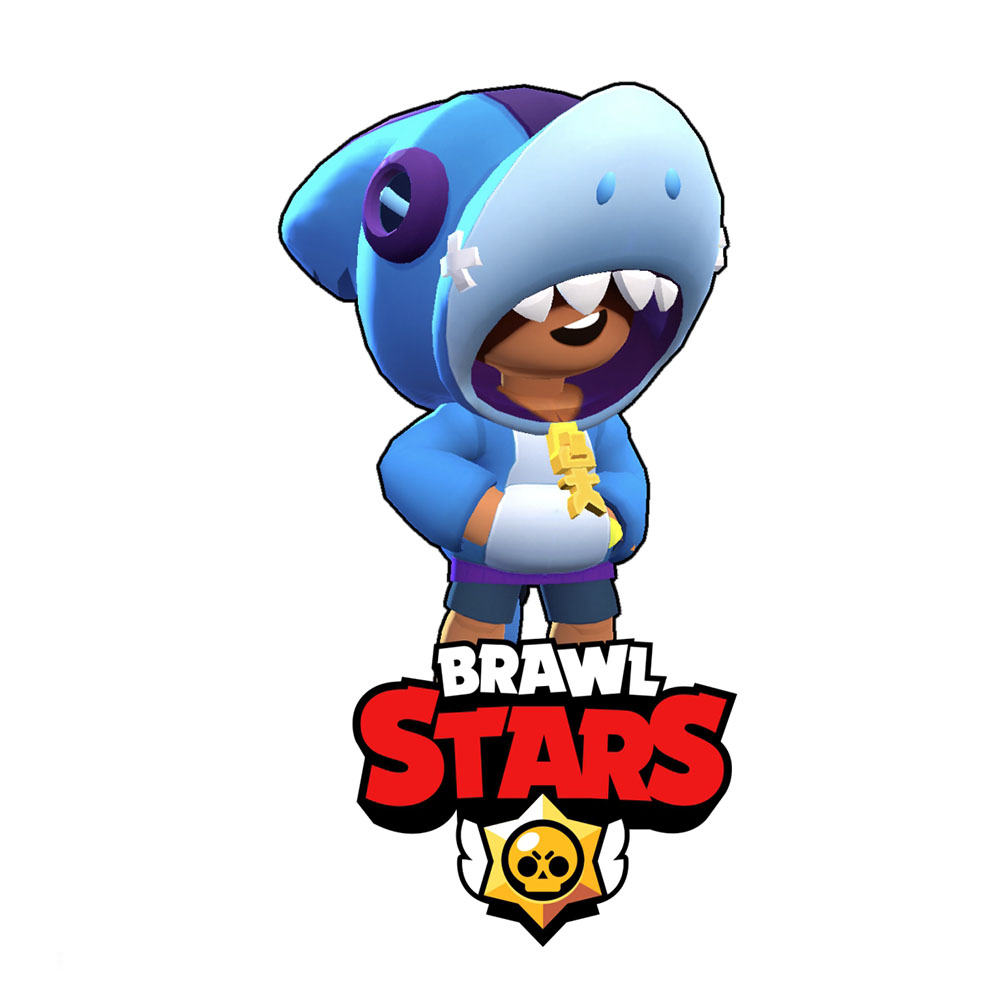 Термоаппликация Brawl Stars №5-8 (Акула) маленькая 6*10см, шт. Термопереводки Детские