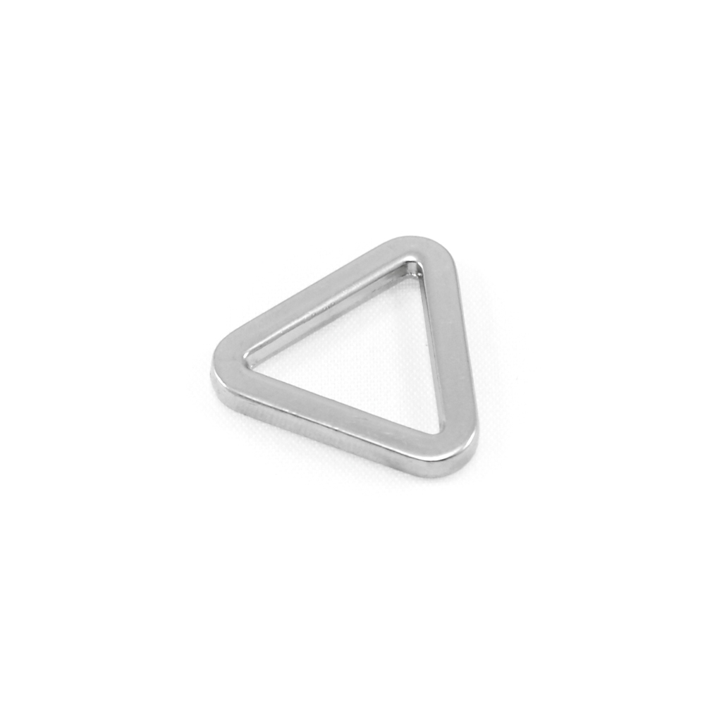 Треугольник металлический 5166 NIKEL 1,5см . Перетяжка металл Треугольник