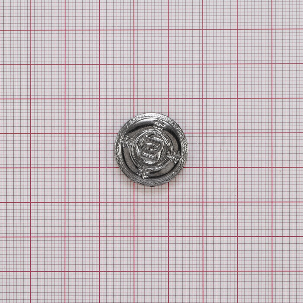 Пуговица TR-1129, DD, BN 22мм. Пуговица металлизированная