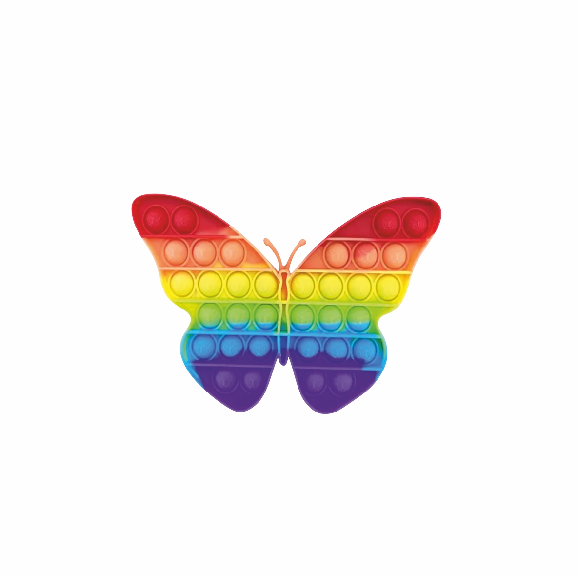 Термоаппликация Pop it (бабочка) средняя 7*5см, шт. Термопереводки Детские