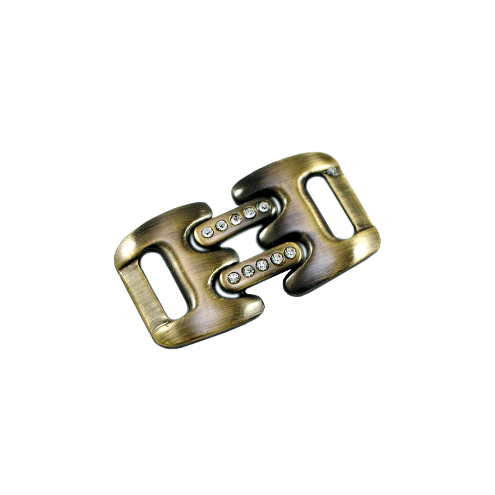 Перетяжка металл 10555 15мм ANTIK brass brush. Перетяжка металл