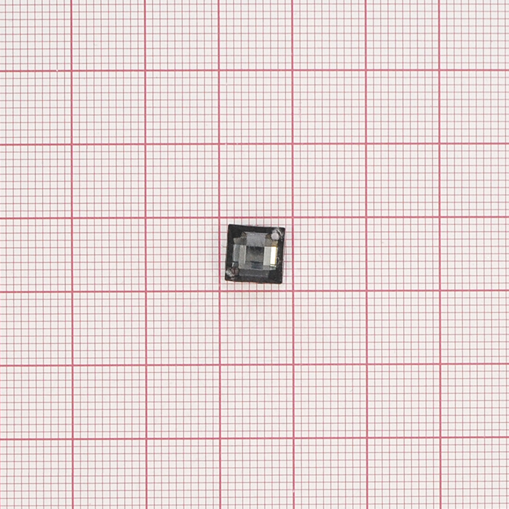 Стразы Д пришивн. квадрат 8*8мм серый 6, 1тыс.шт. Стразы пришивные