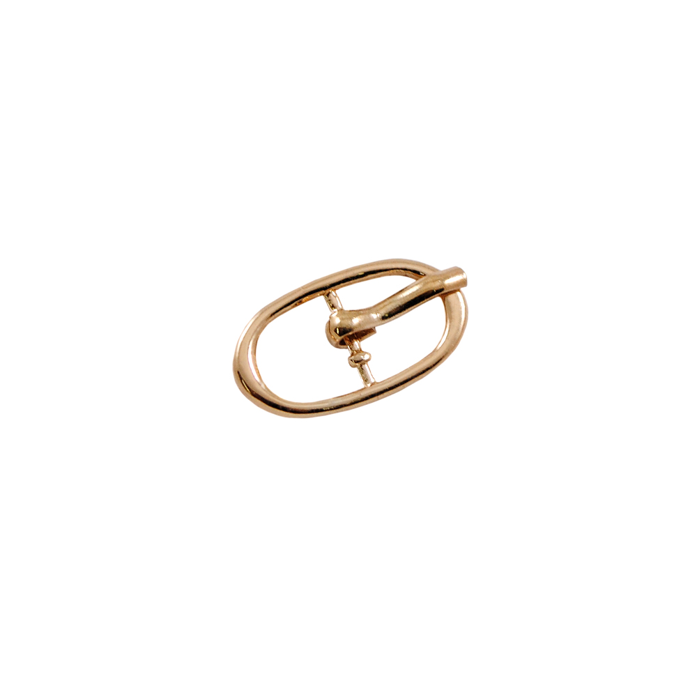 Пряжка металл  119 овал 0,9см GOLD . Пряжка