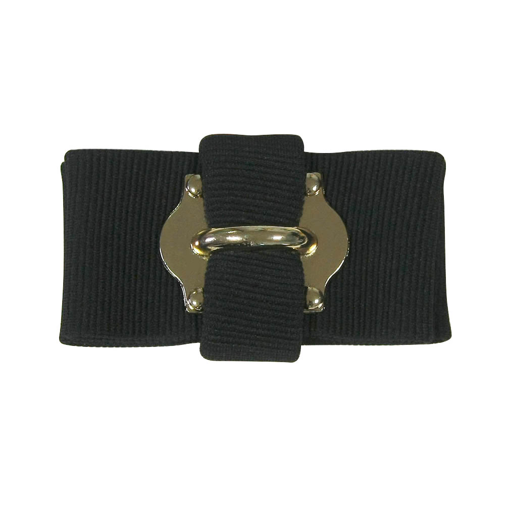 Аппликация декор обувная  46 ремешок черный +укр.мет. замок, шт. Аппликации Пришивные Цветы Банты