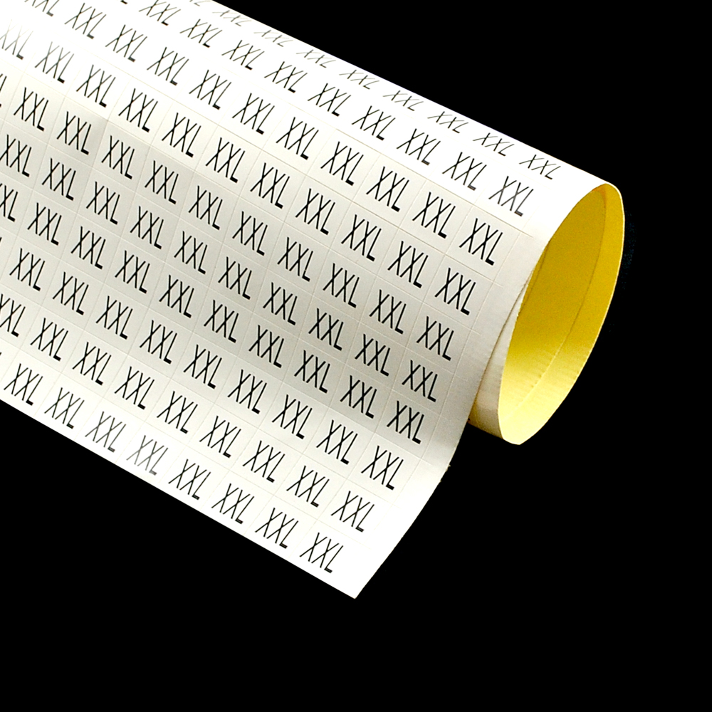 Размерник листовой самоклеящийся  XXL белый (20*50шт) . Размерник клеевой (лист)