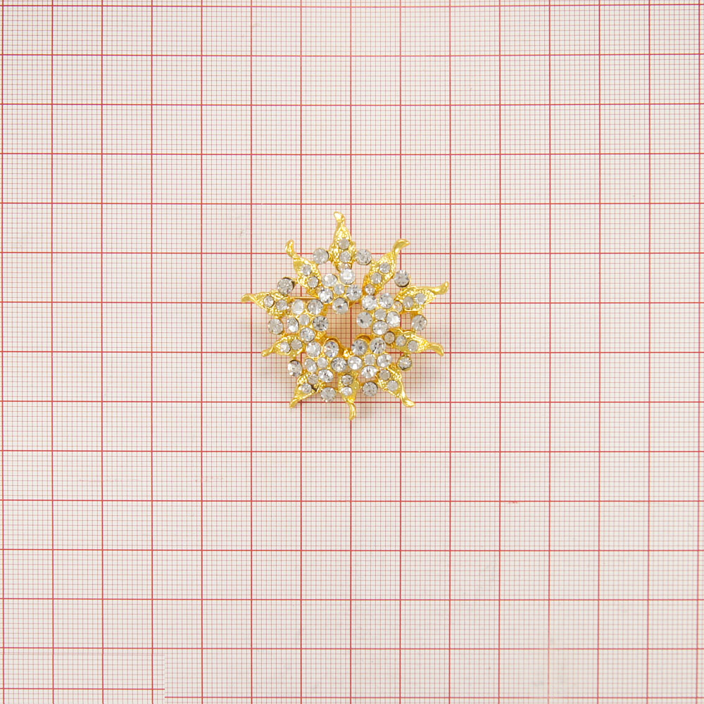 Брошь TS1103479 39мм, GOLD, шт. Броши
