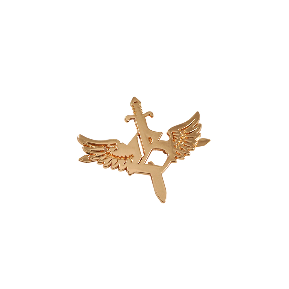 Краб металл B00866 34*32мм GOLD, шт. Крабы Металл Флаги, Гербы