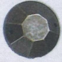 Стразы стекл. пришивные №18  круглые плоские ANTIK (18мм), 1тыс.шт. Стразы пришивные