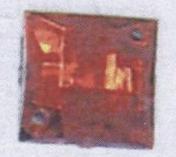 Стразы Д пришивн. квадрат 12*12мм красный 1, 1тыс.шт. Стразы пришивные