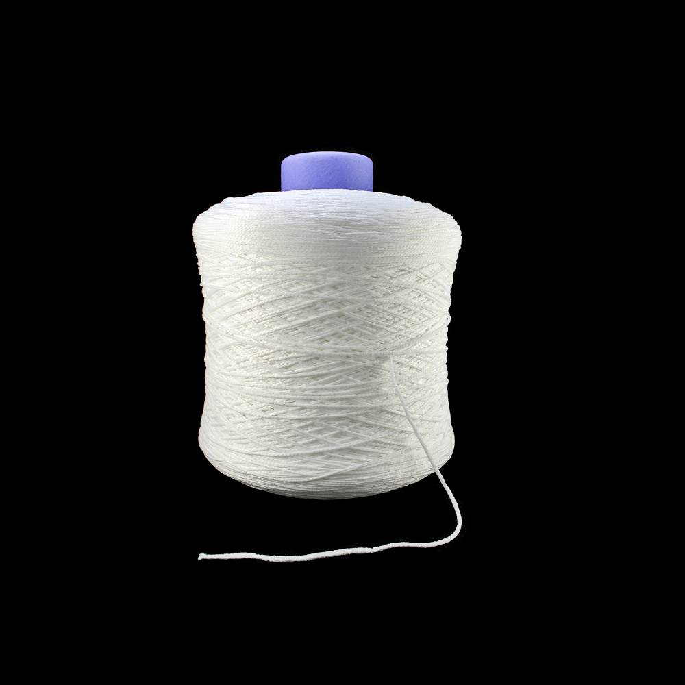 Резинка круглая 2мм (1кг = 1600м / растяжение 1:1,5) белая в бобине /Турция/, м. Резинка