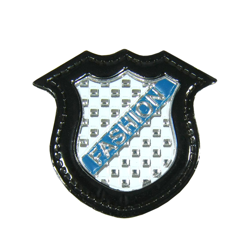 Лейба кожзам A9216 47*45мм Fashion. Лейба Кожзам