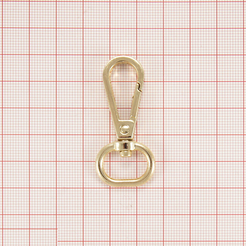 Карабин металл 611 48мм GOLD, шт. Сумочная фурнитура