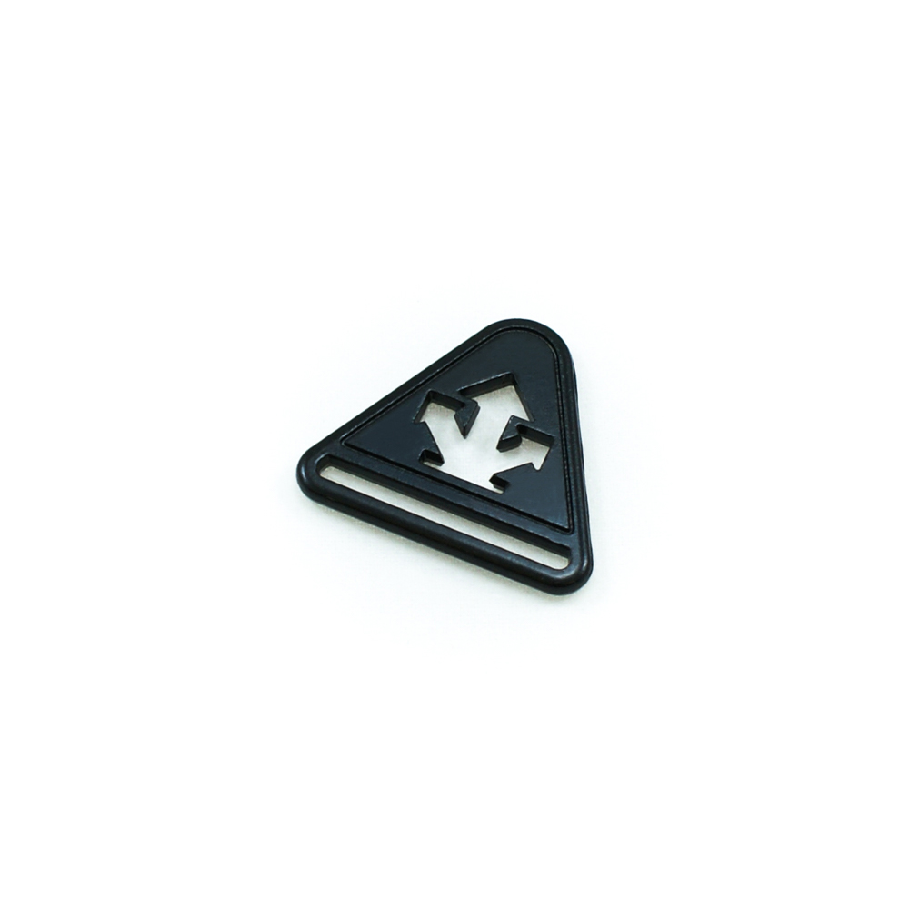 Лейба металл Трезуб Посейдона 20*20мм, черная, шт. Лейба Металл