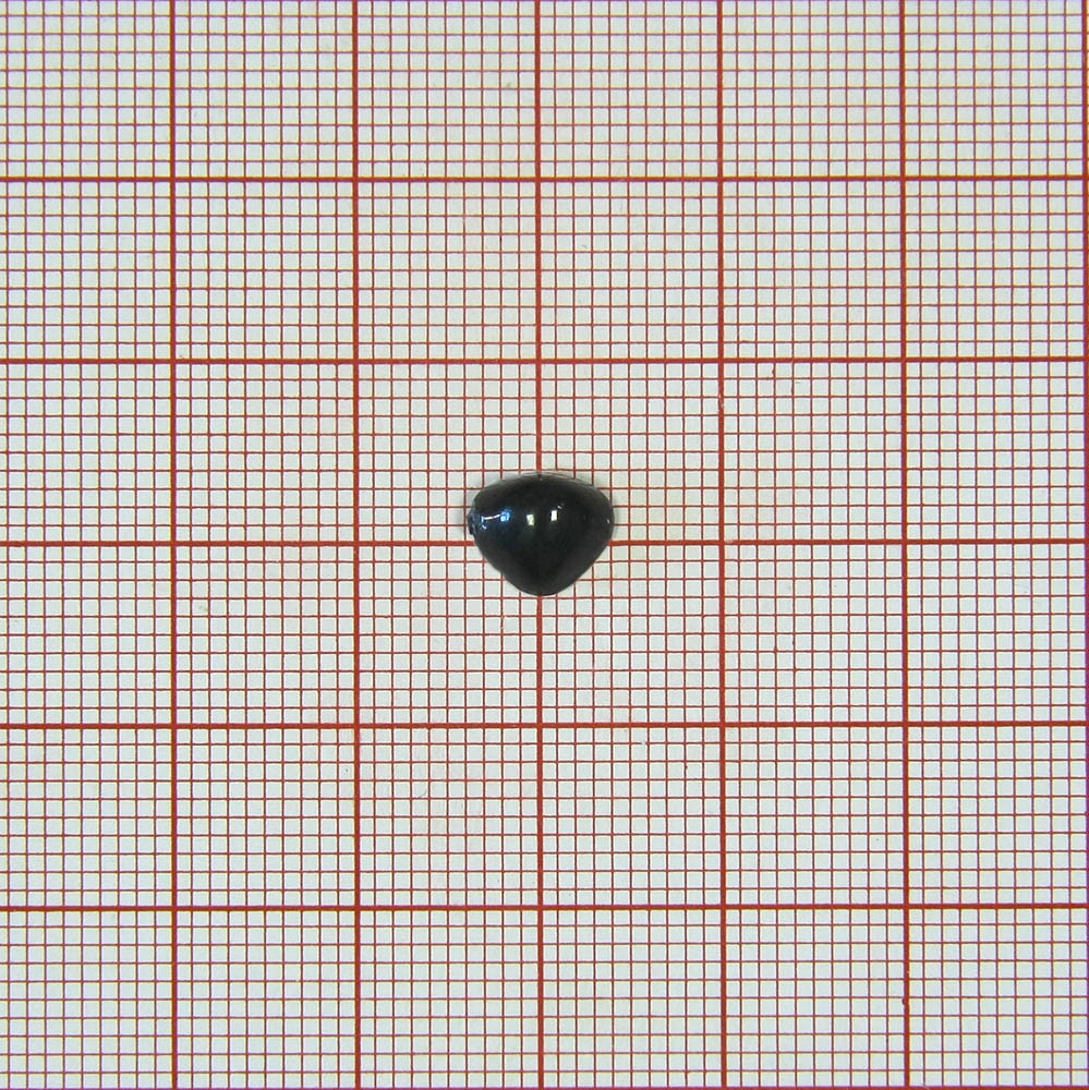 Носик плоский №7, треугольный 7*7мм черный, 1тыс.шт. Носики плоские