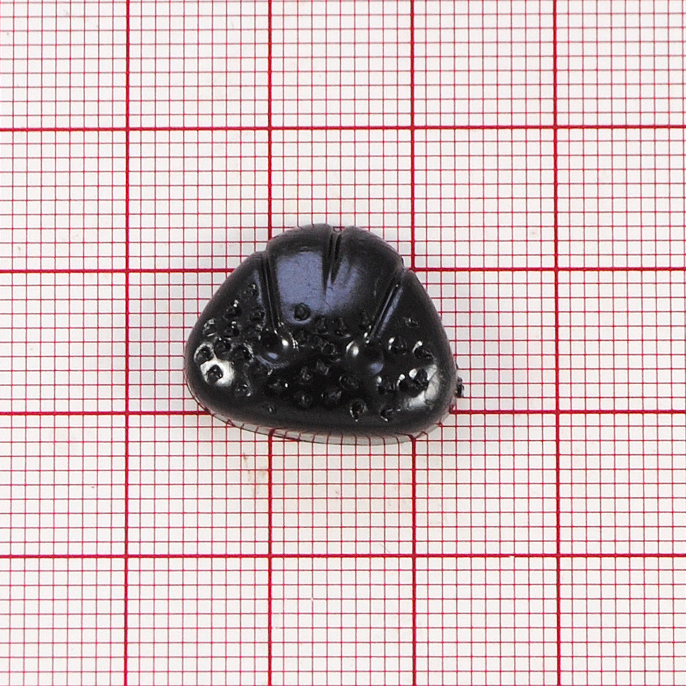 Носик плоский №20, Завиток 20*15мм черный, 1тыс.шт.. Носики плоские