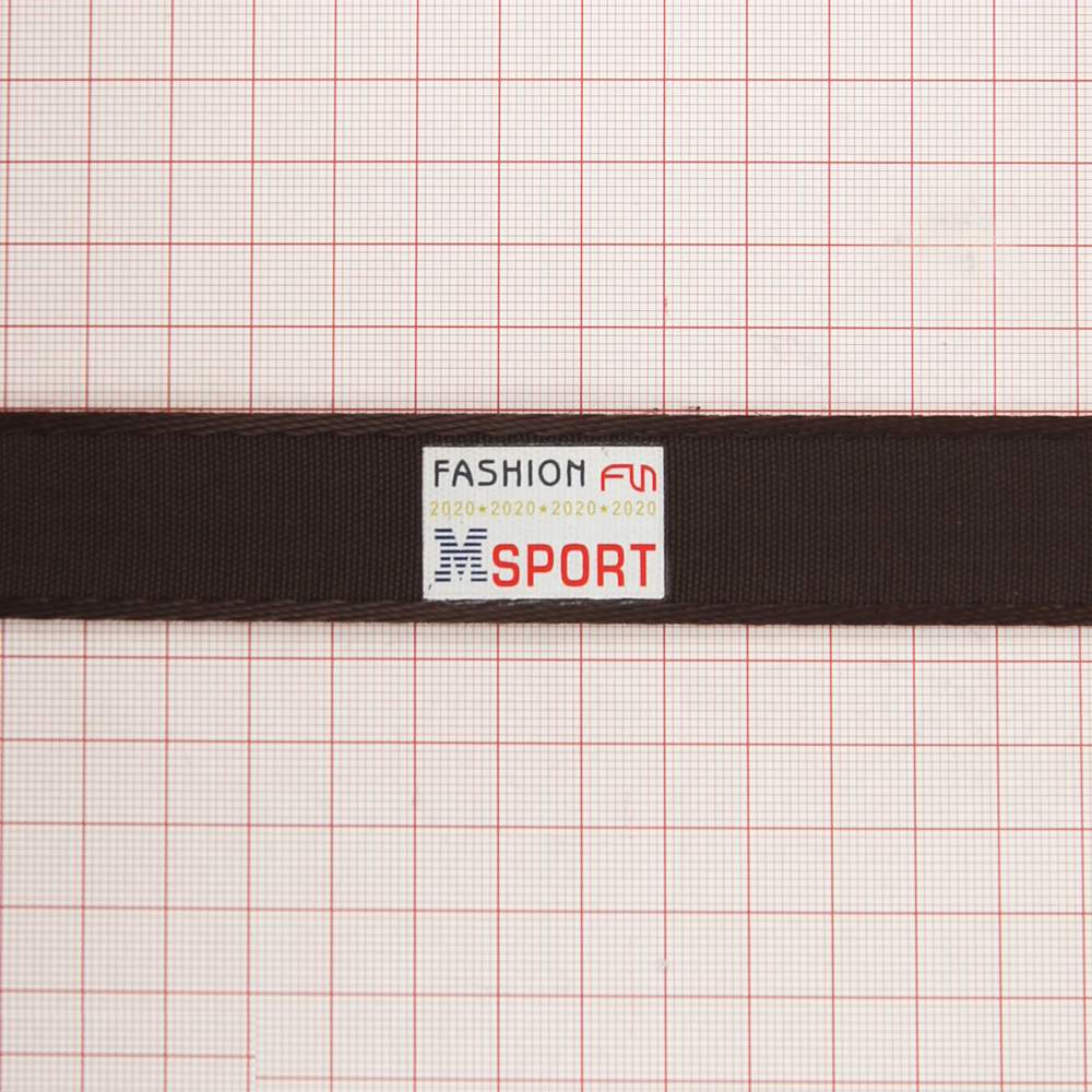 Тесьма M SPORT 2020 2,5см КОРИЧНЕВАЯ ярд. Тесьма