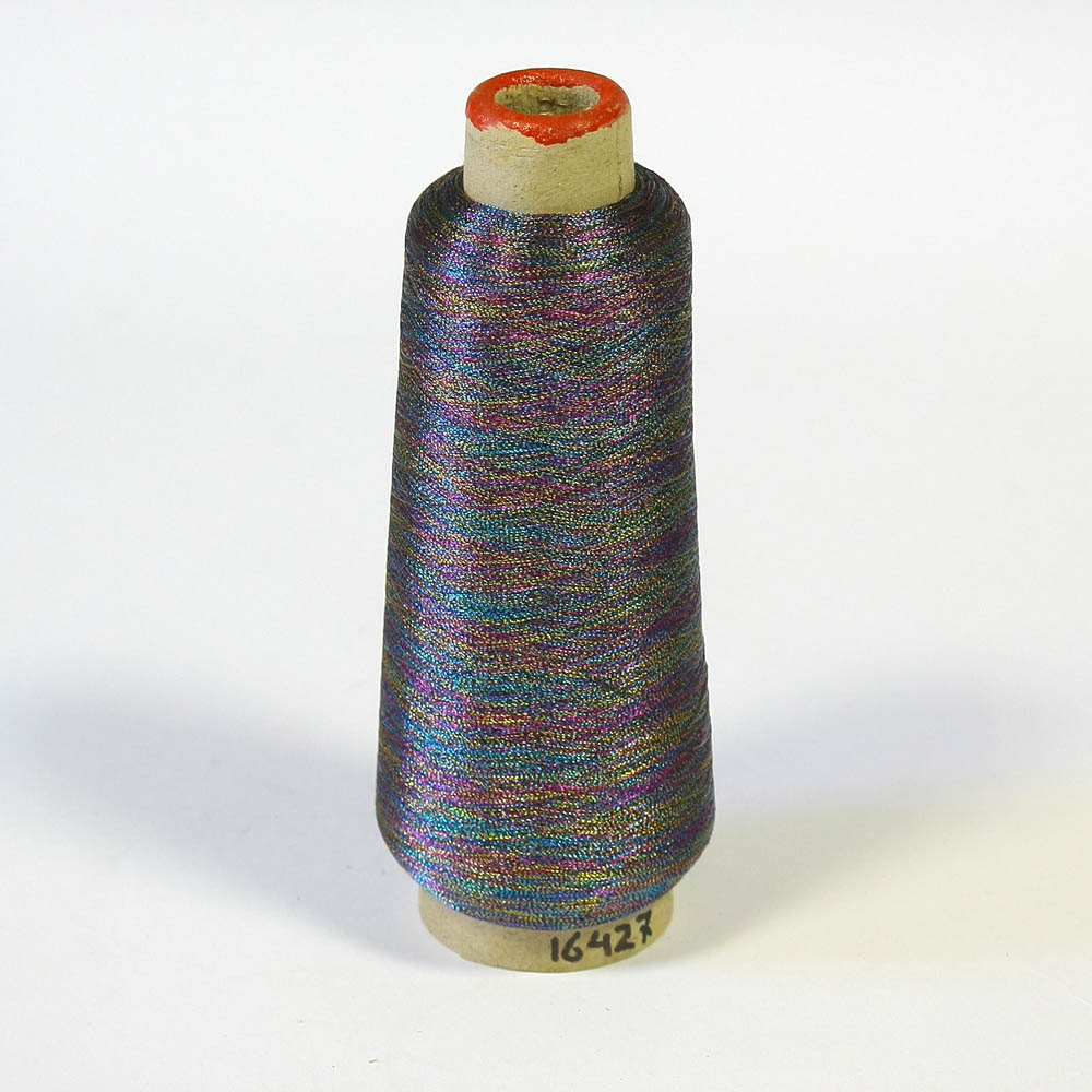 Нитка люрекс S-54 меланж Радуга /100г/ . Нитка Люрекс