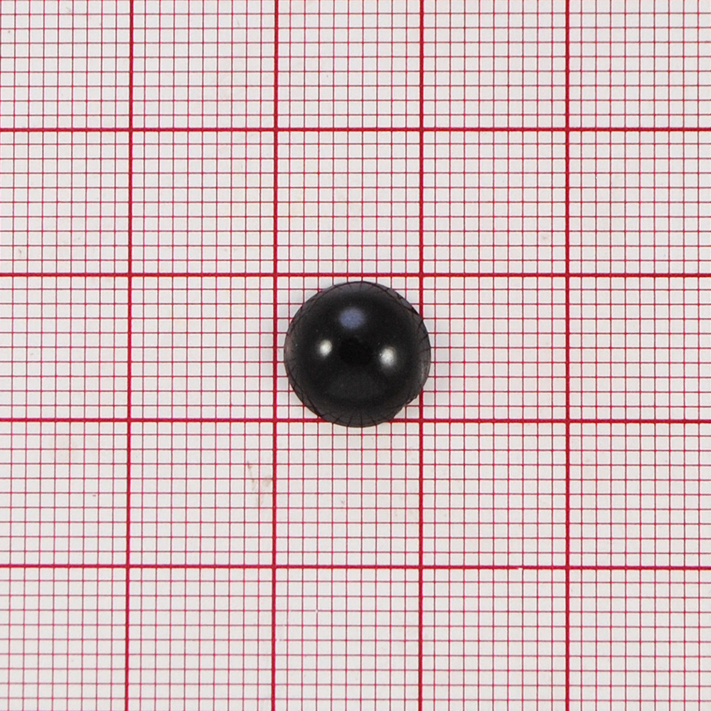 Носик плоский №6, круглый 10мм черный, 1тыс.шт. Носики плоские