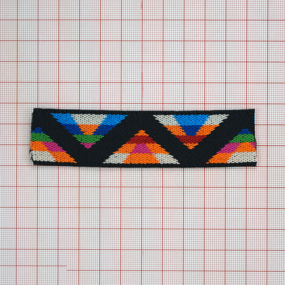 Резинка Елочка 2,7см, черный, белый, красный, зеленый, темно-синий, голубой, оранжевый, розовый, 50ярд. Резинка