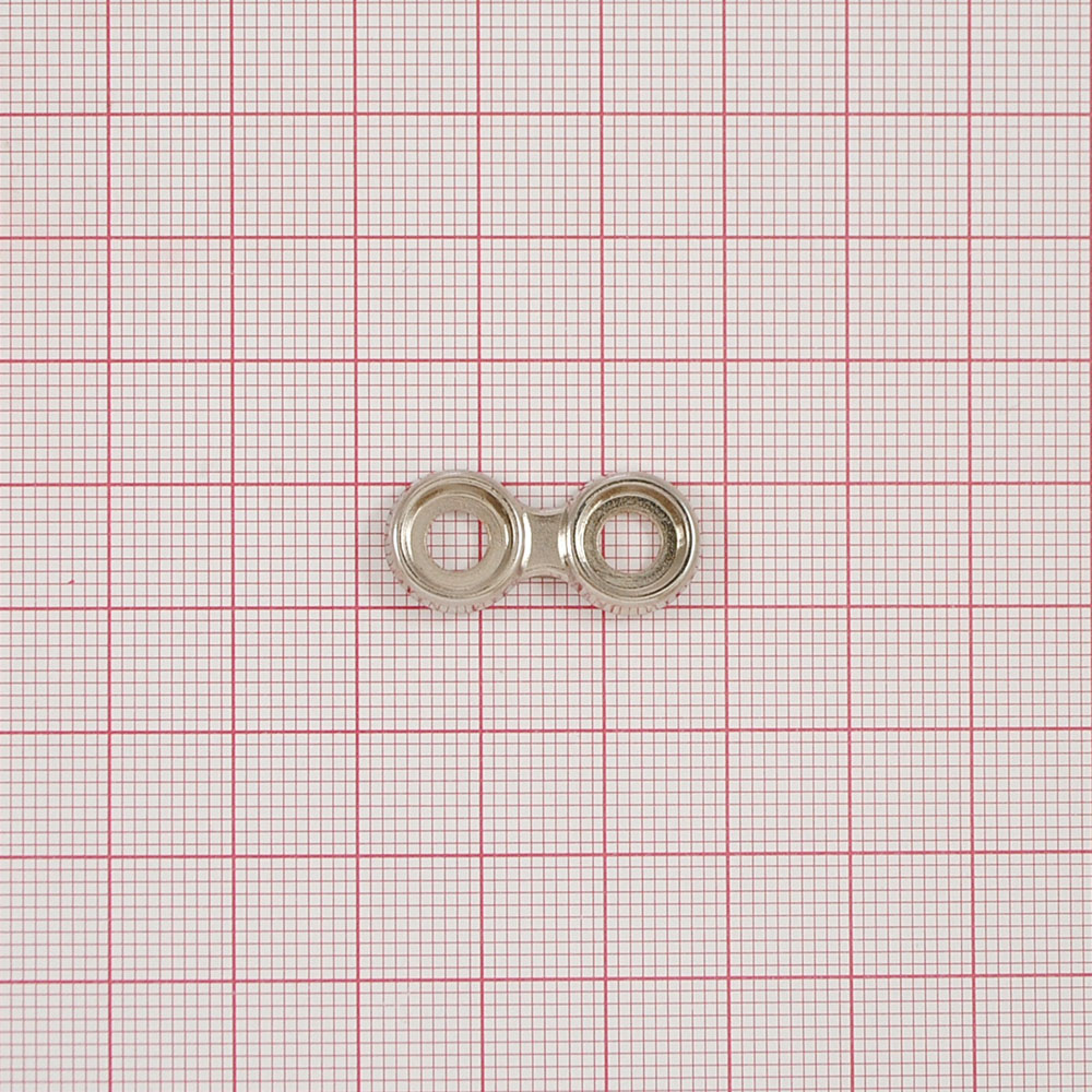 Петля обувная металл, 25,6*11,6*3мм, никель, шт. Петля обувная