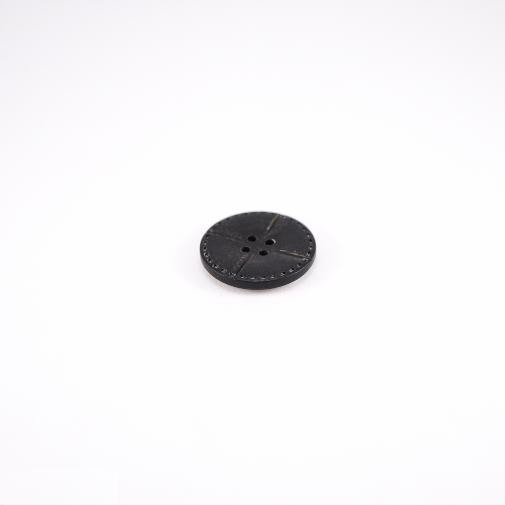Пуговица ВР-37-40 черная. Пуговица пластмассовая