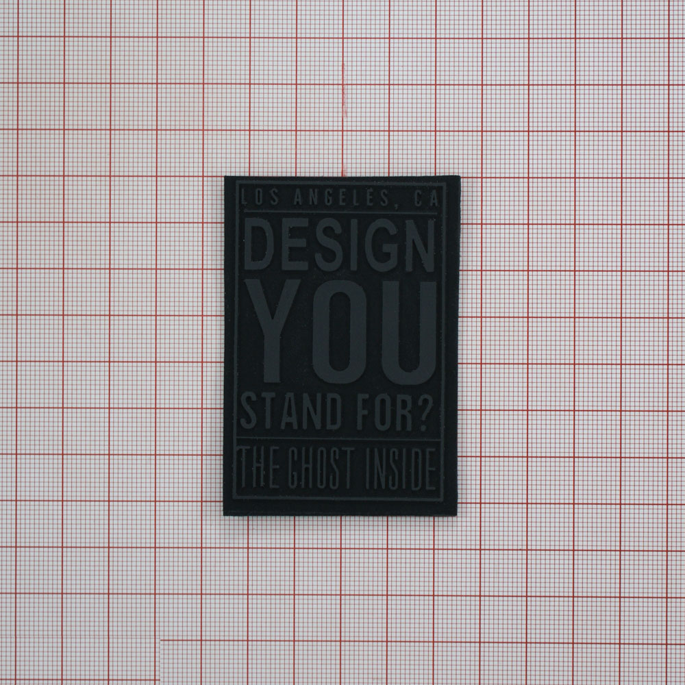Лейба войлок, резина DESIGN YOU 7.3*5см черный. Лейба Войлок, Ворс