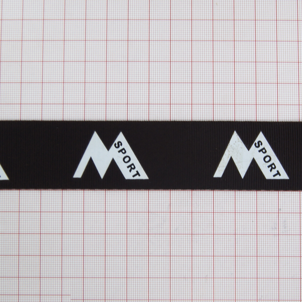 Тесьма M SPORT 2,5см коричневая  ярд. Тесьма