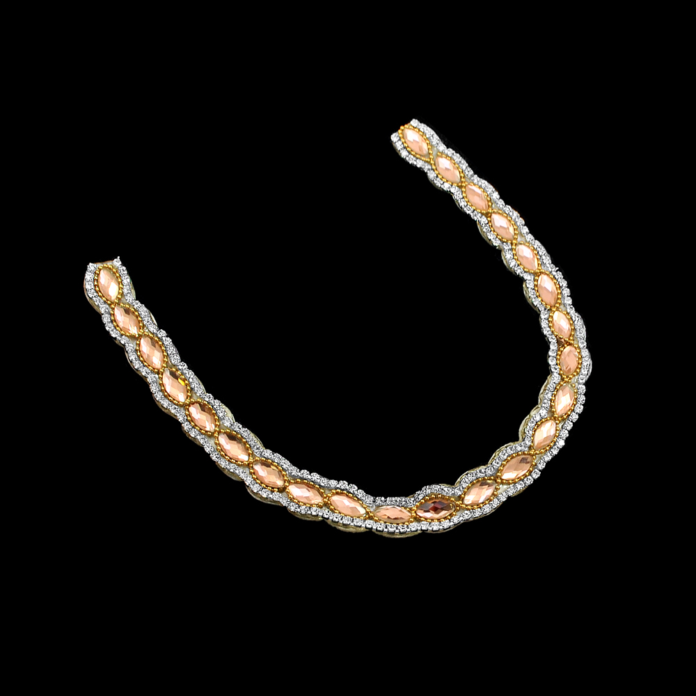 Воротник FY-000 Волна персиковые камни, шт. Воротники