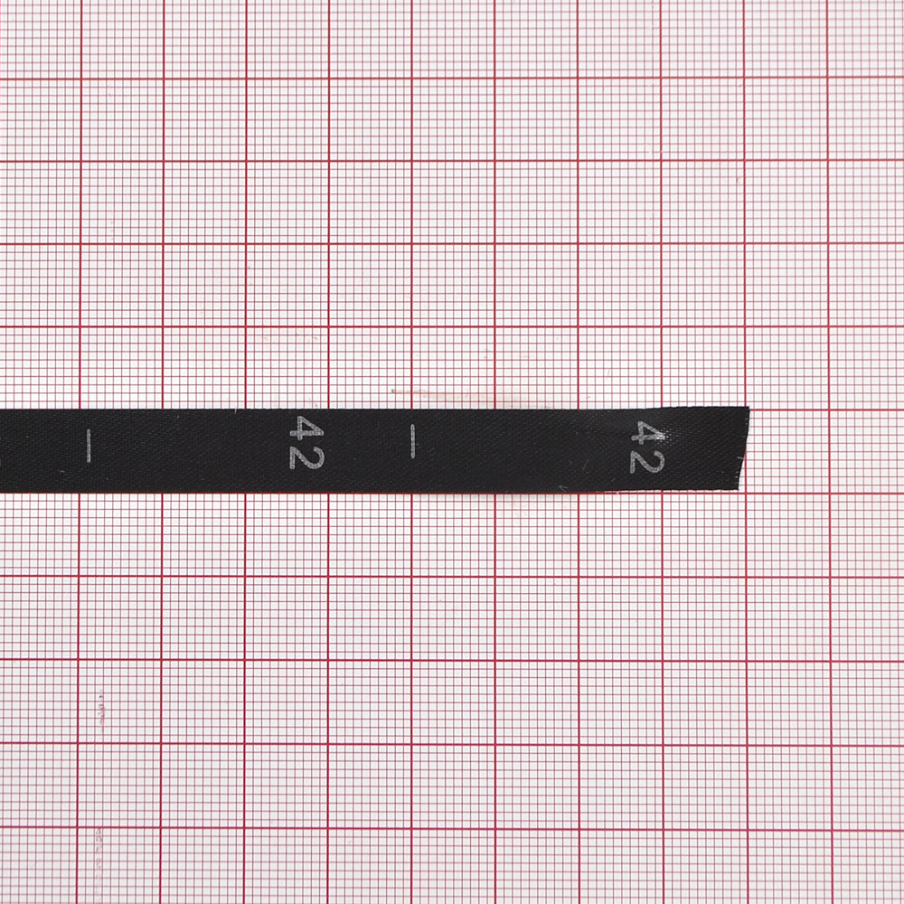 Размерник нейлон черный 42 /1250шт/, 50м. Размерник накатанный нейлон