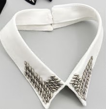 Воротник с декором, белый, шт. Воротники