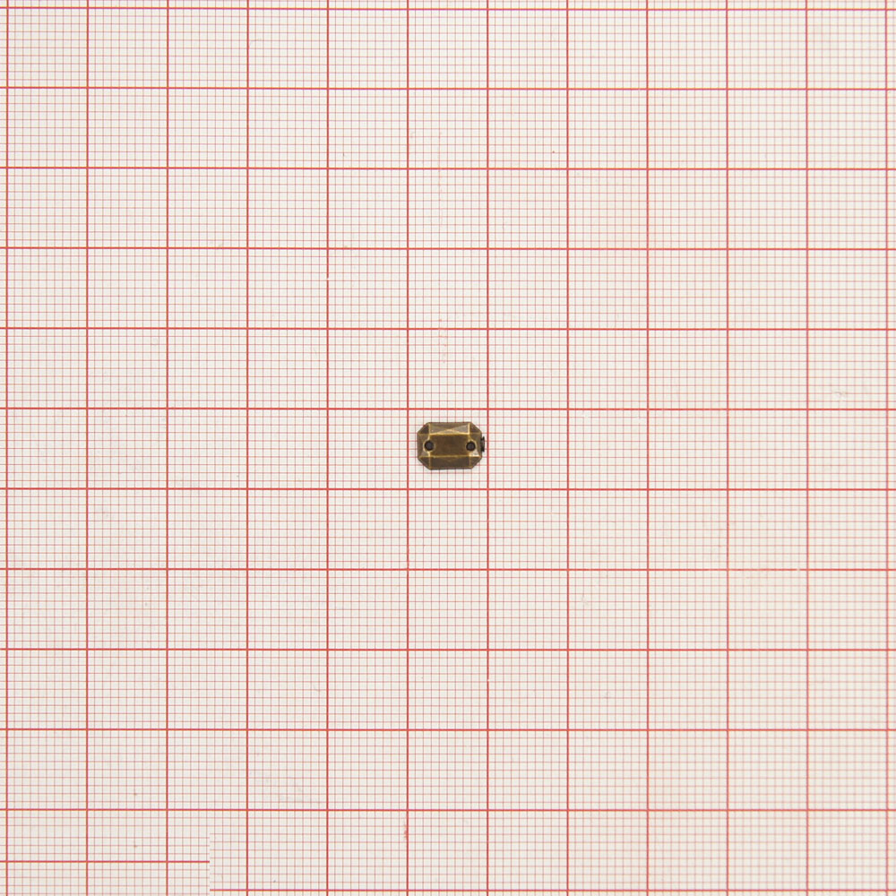 Стразы стекл. пришивные многран. плоск. (6*8мм) ANTIK, 1тыс.шт. Стразы пришивные