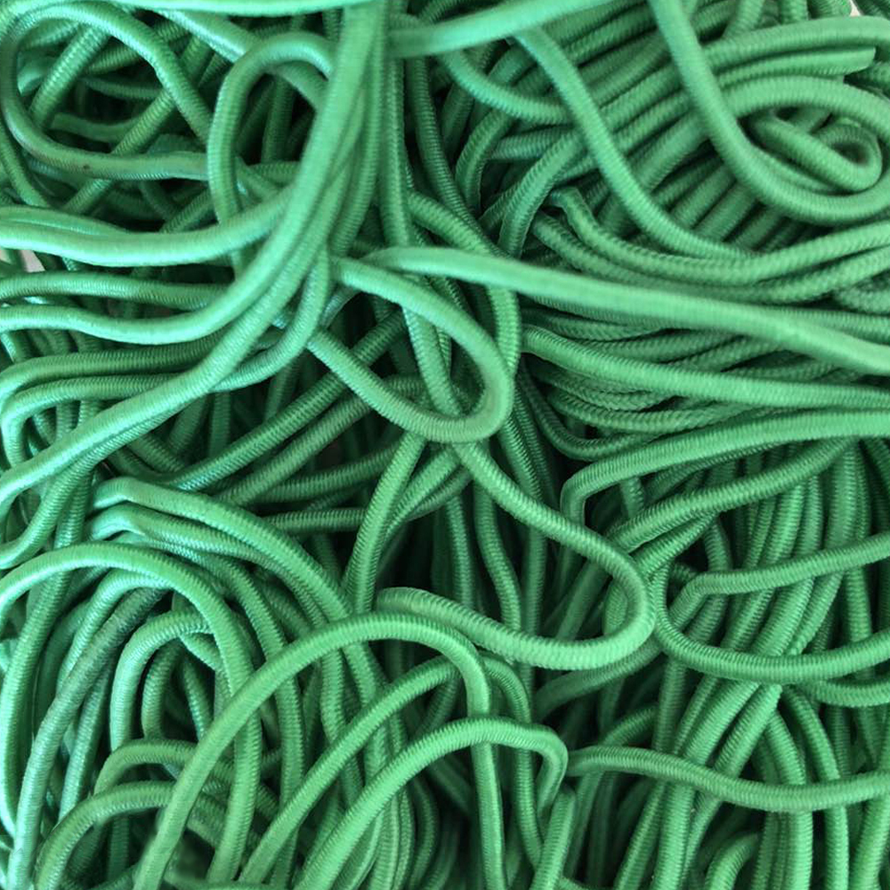 Резинка шляпная цветная (зеленая, лиловая, желтая), 50м. Резинка