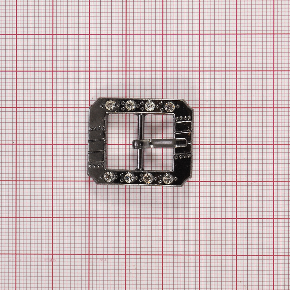 Пряжка металл 8170 15мм BLACK NIKEL . Пряжка