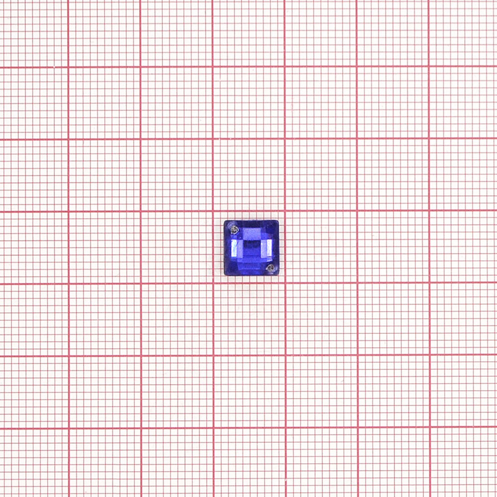 Стразы Д пришивн. квадрат 8*8мм фиолетов 22, 1тыс.шт. Стразы пришивные