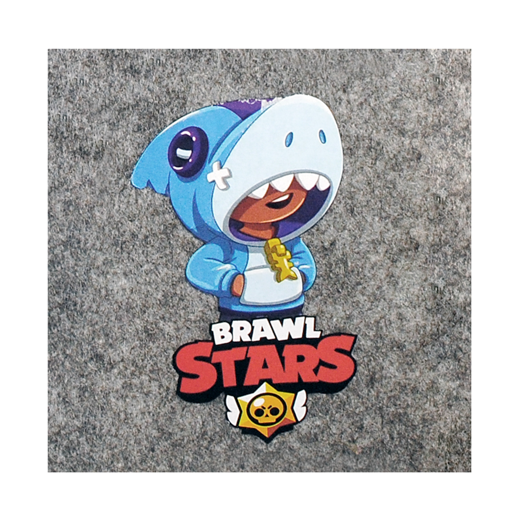 Термоаппликация Brawl Stars №5-8 (Акула) маленькая 6*10см, шт. Термопереводки Детские