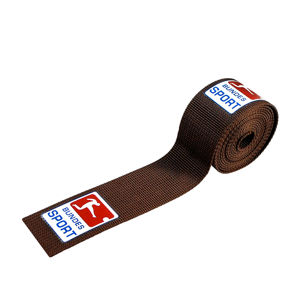 Тесьма DZ-1023 Bundes SPORT 3см КОРИЧНЕВАЯ ярд. Тесьма