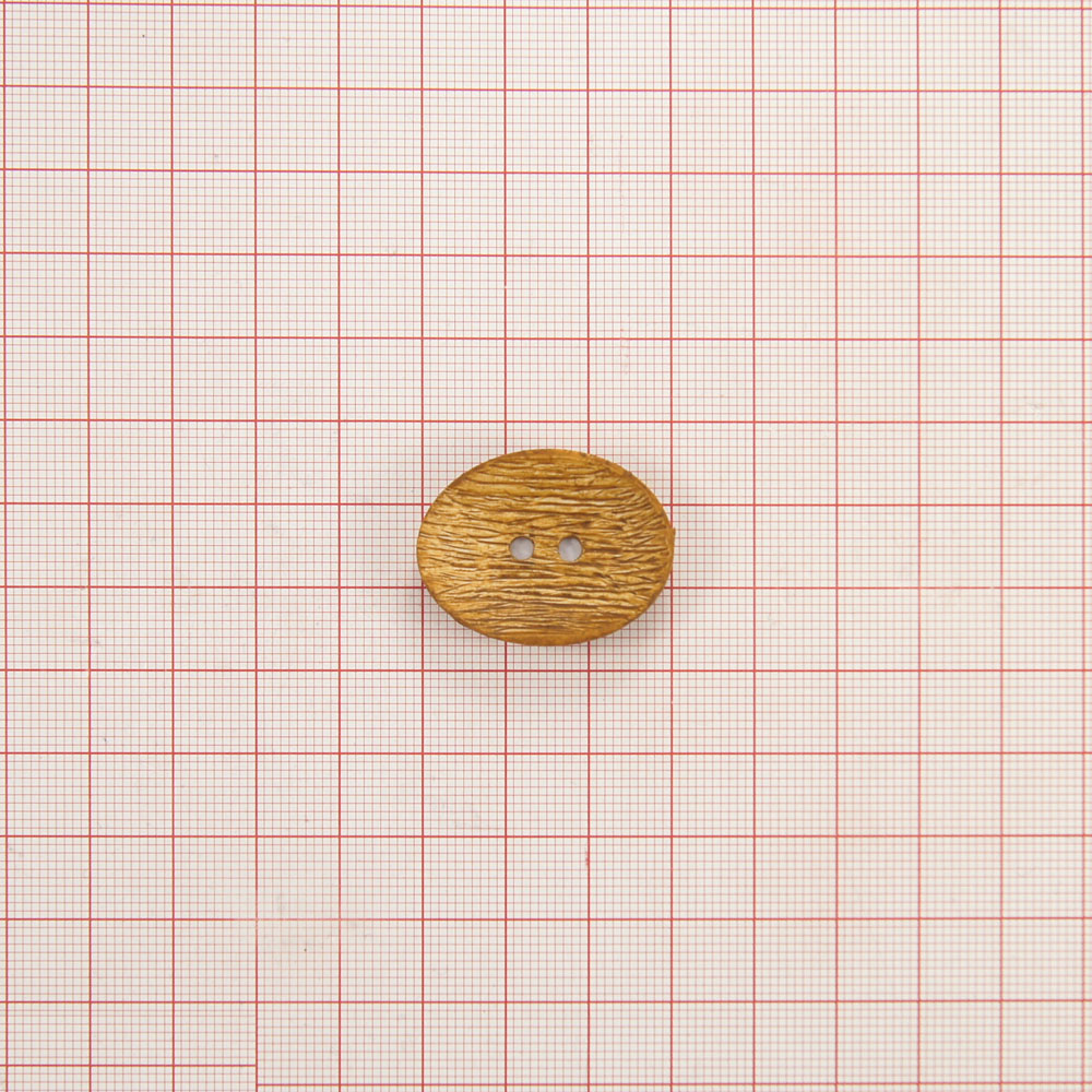 Пуговица ВР-38-44 желто-коричневая. Пуговица пластмассовая